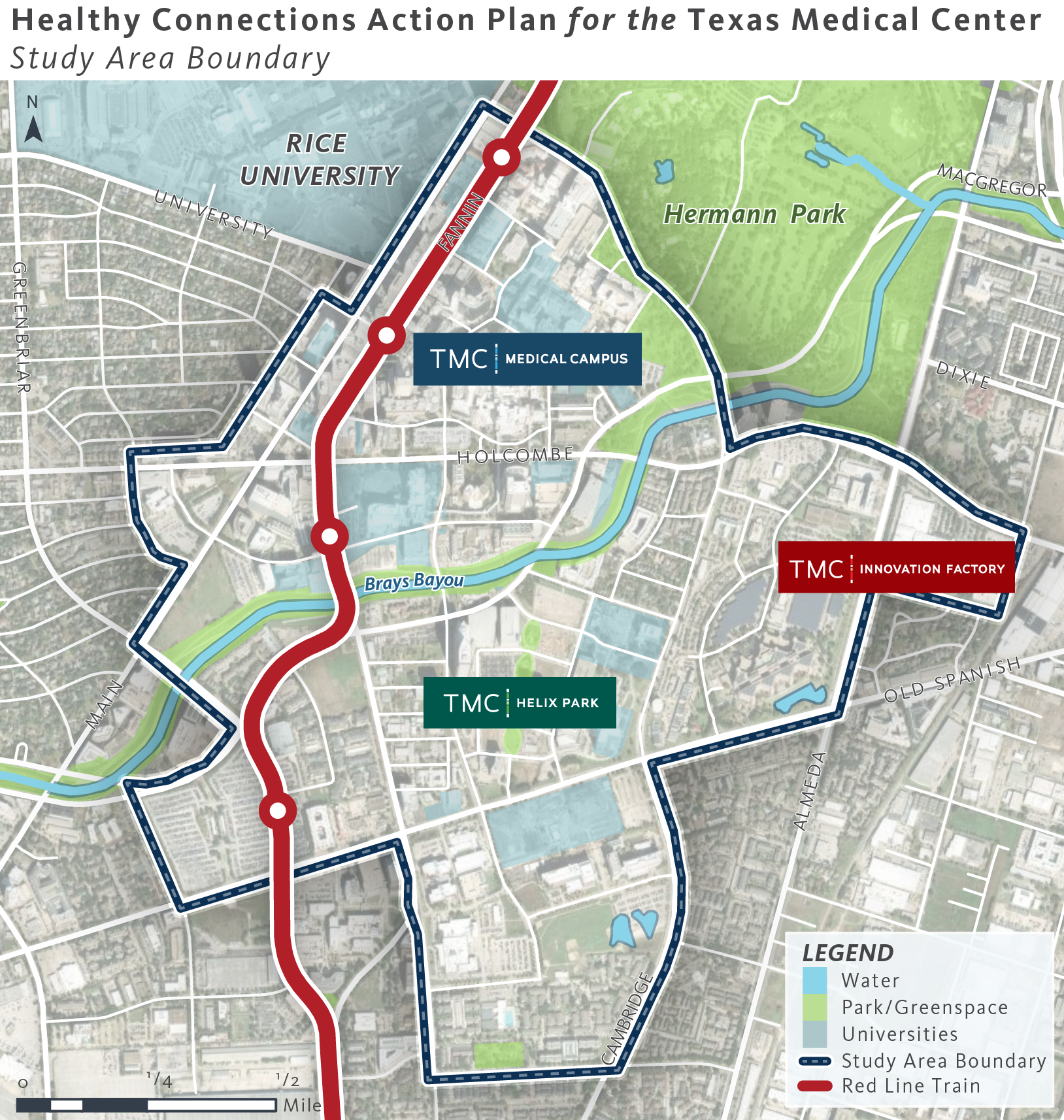 TMC Healthy Connections Action Plan Study Area