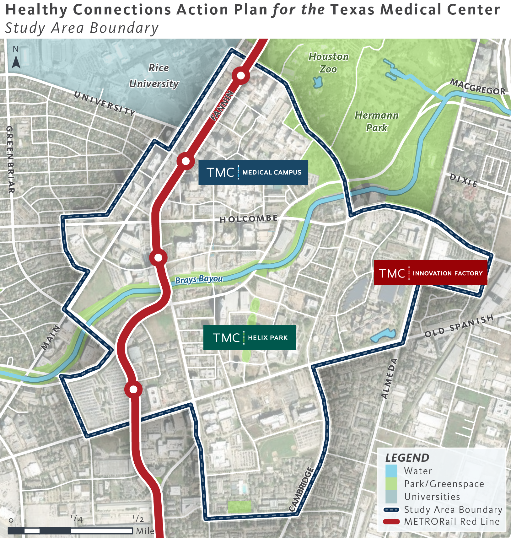 TMC Healthy Connections Action Plan Study Area
